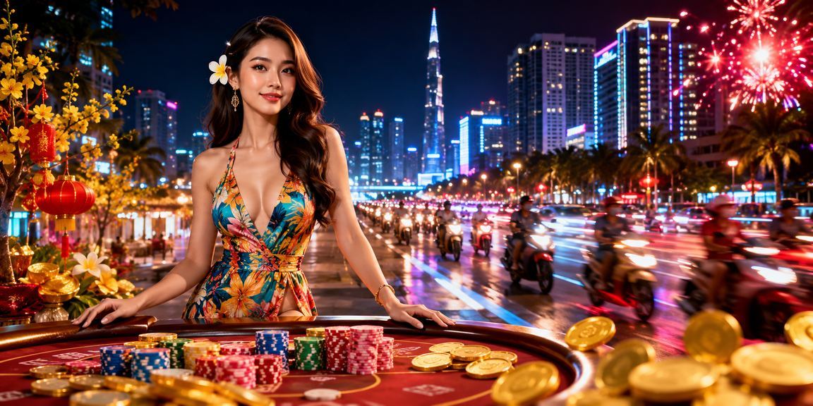 Sảnh casino sôi động tại Thành phố Hồ Chí Minh